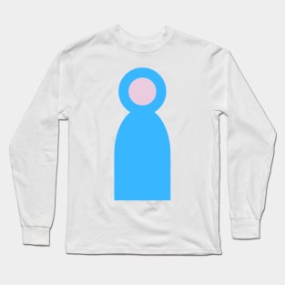 Blue people person Long Sleeve T-Shirt